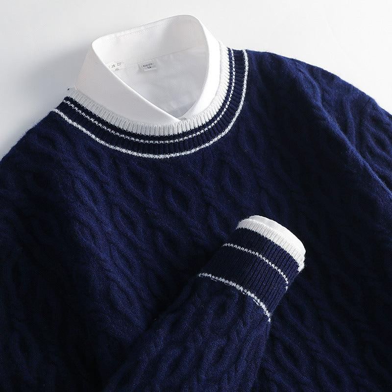 Herren Pullover aus reiner Wolle