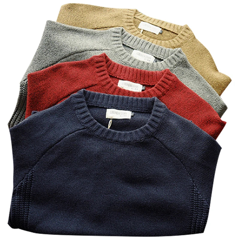Anton | Strickpullover mit Ellenbogen-Patches