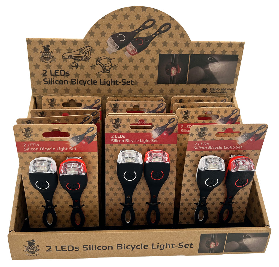 AROSA | LED Fahrradlichter Set aus Silikon