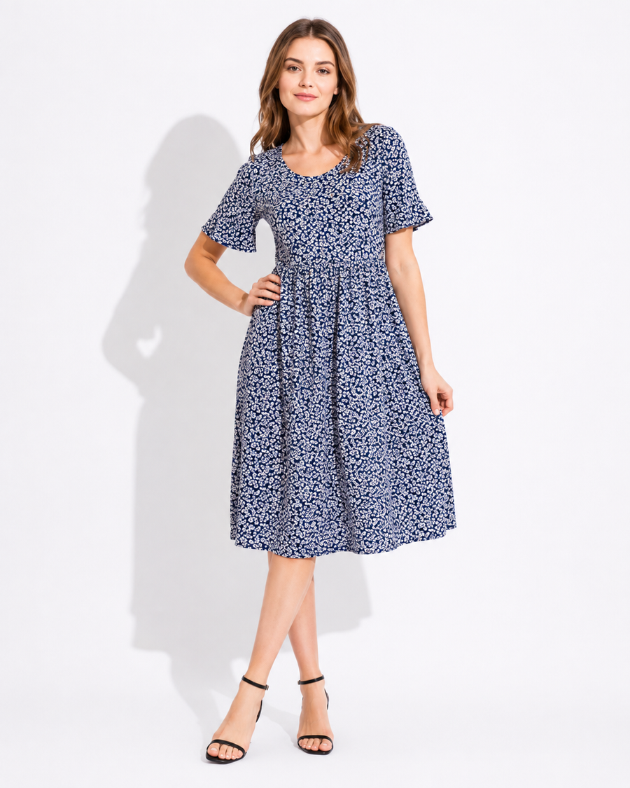 Larissa - Geblümtes Kleid