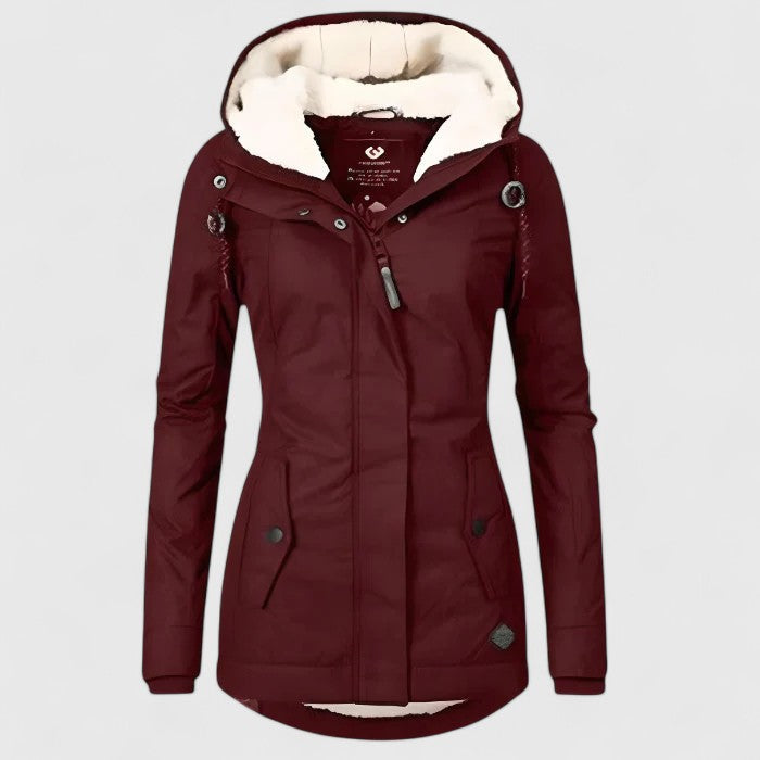 Seravia Wasserdichte Winterjacke mit Kapuze