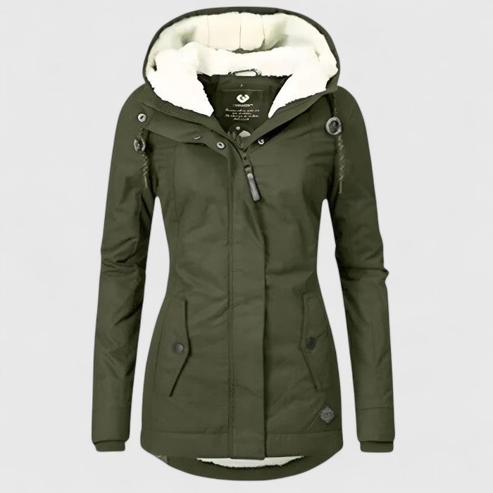Seravia Wasserdichte Winterjacke mit Kapuze