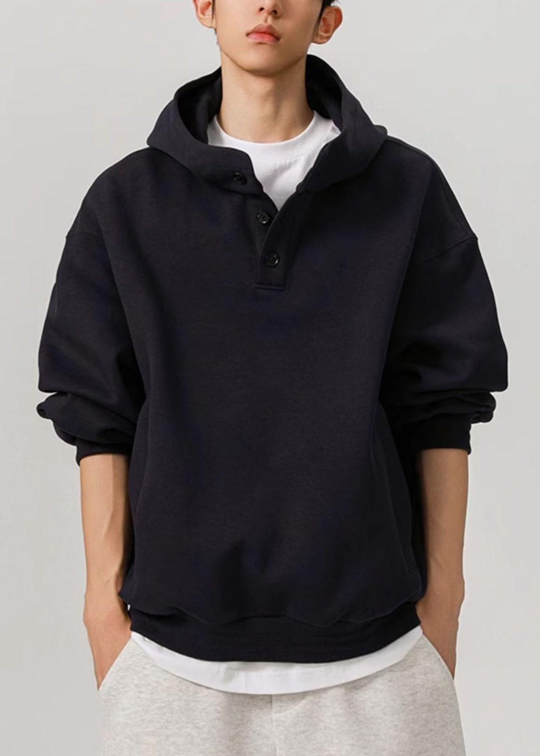 James Herren Kapuzenpullover – Klassisches Sweatshirt mit Kapuze