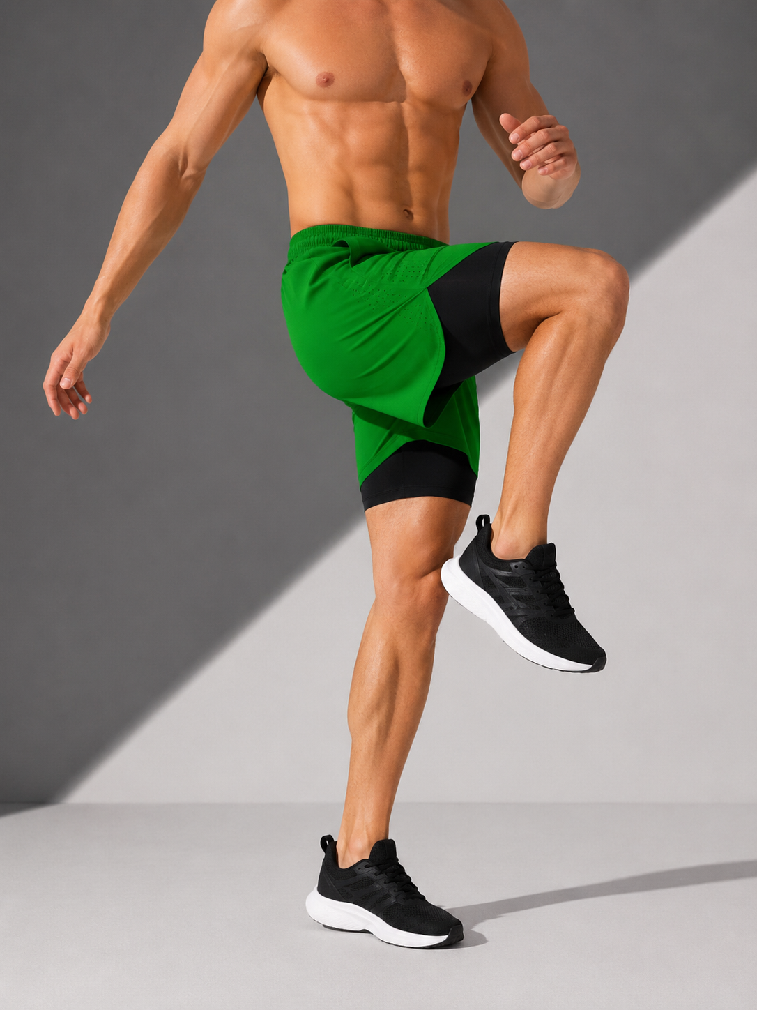 AROSA | Herren Laufshorts 2-in-1 Performance