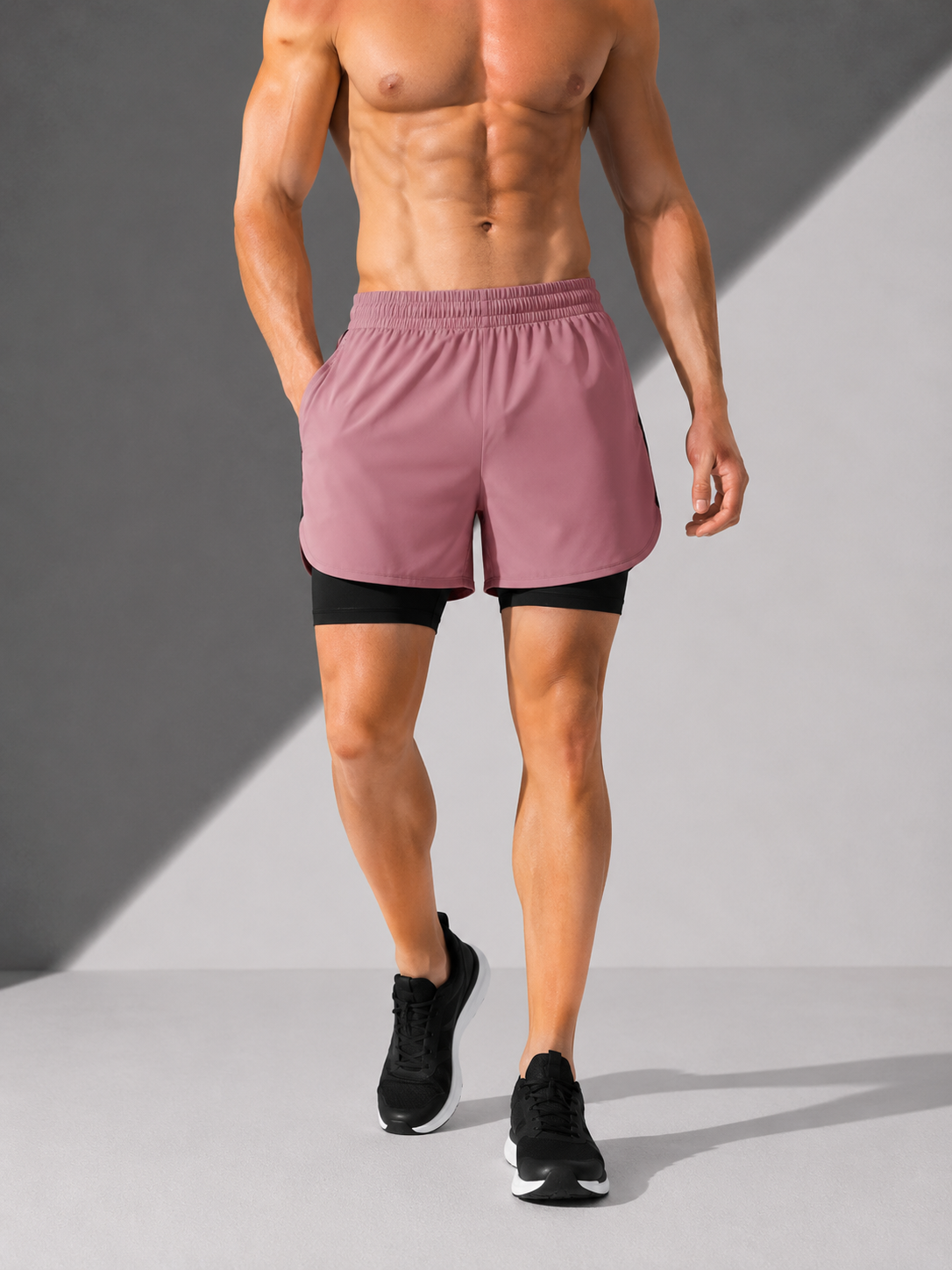 AROSA | Herren Laufshorts 2-in-1 Performance