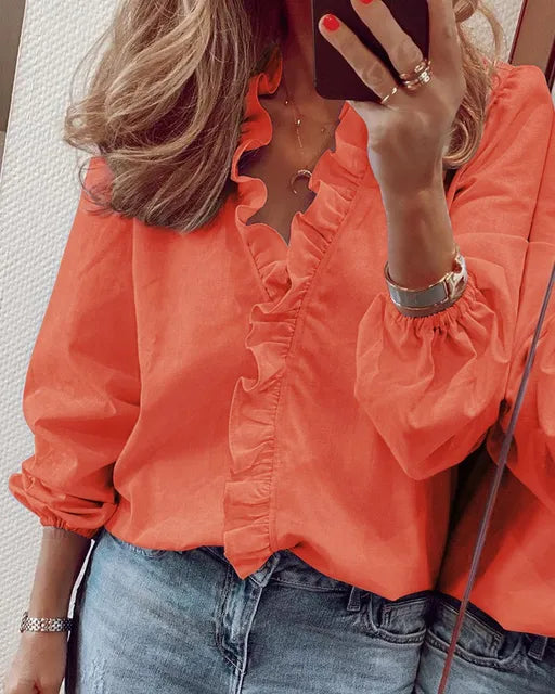 Sommerstil Damen Bluse