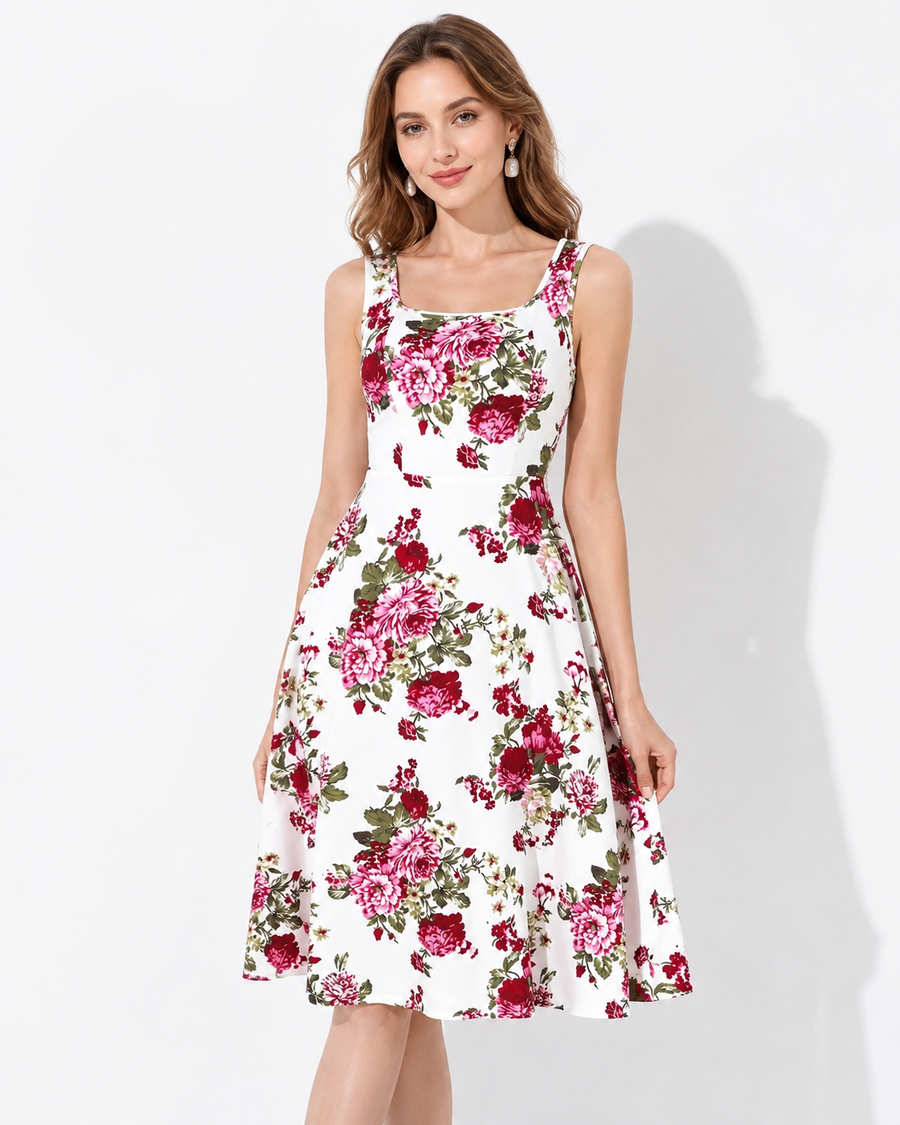 Nikolina Modisches und Elegantes Midi-Kleid