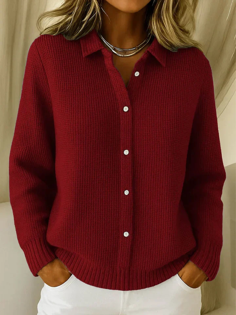 Gráinne | Strickweste mit feiner Textur
