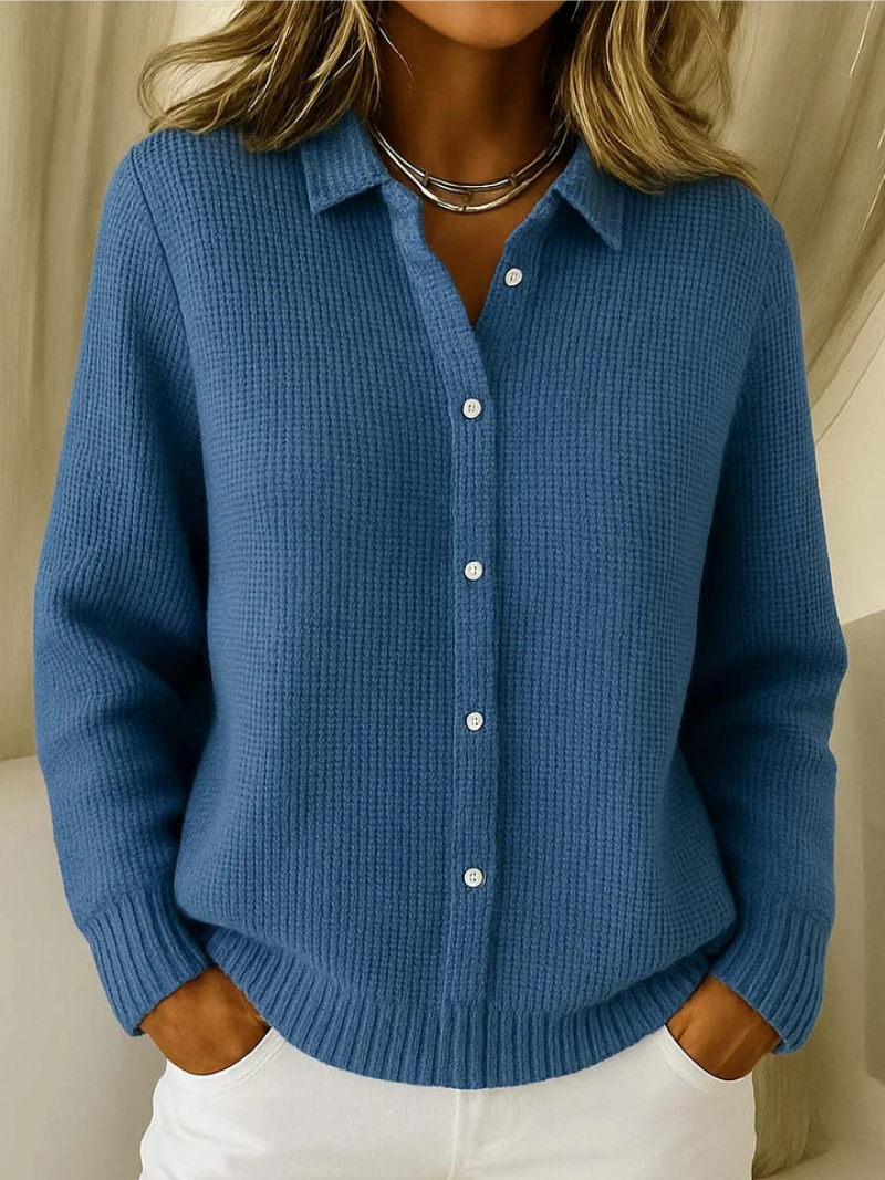 Gráinne | Strickweste mit feiner Textur