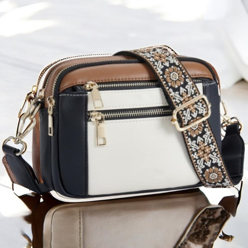 Mila Stilvolle Leder Schultertasche