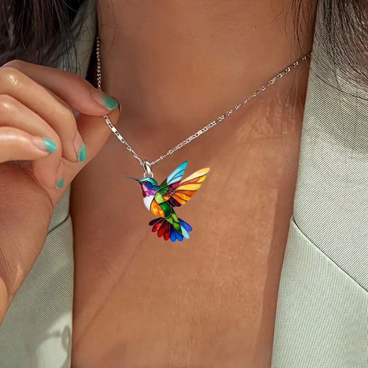 Samantha - Elegante Kolibri Halskette