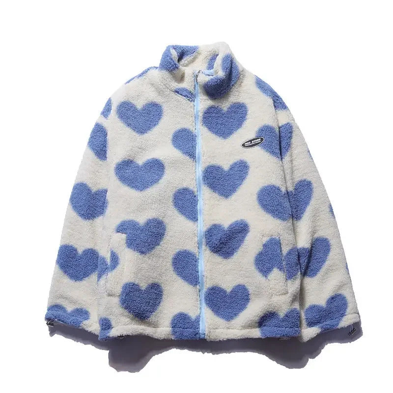 Daria Wendbare Jacke mit Herzchen