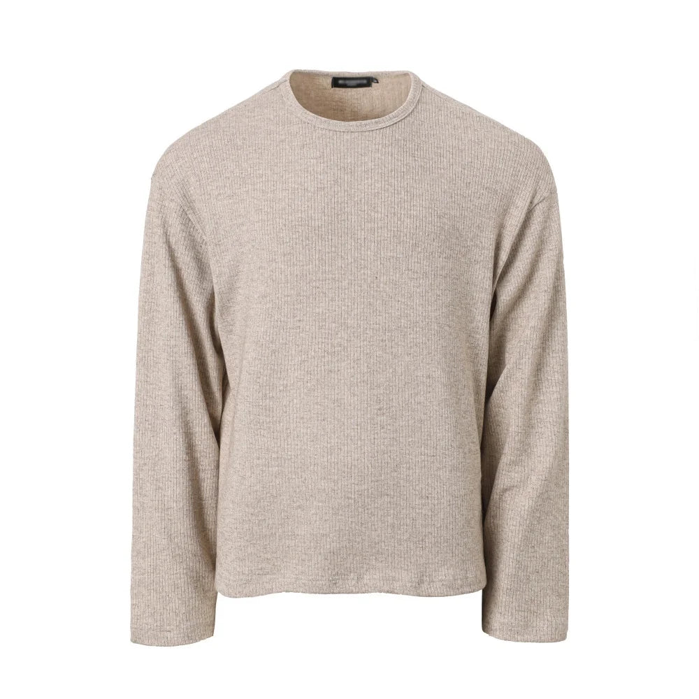 Ivan | Lässiges Langarmshirt mit Rundhalsausschnitt