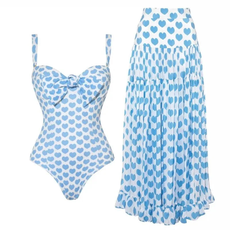 AROSA | Bikini Bedruckter Mode-Einteiler und Cover-Up