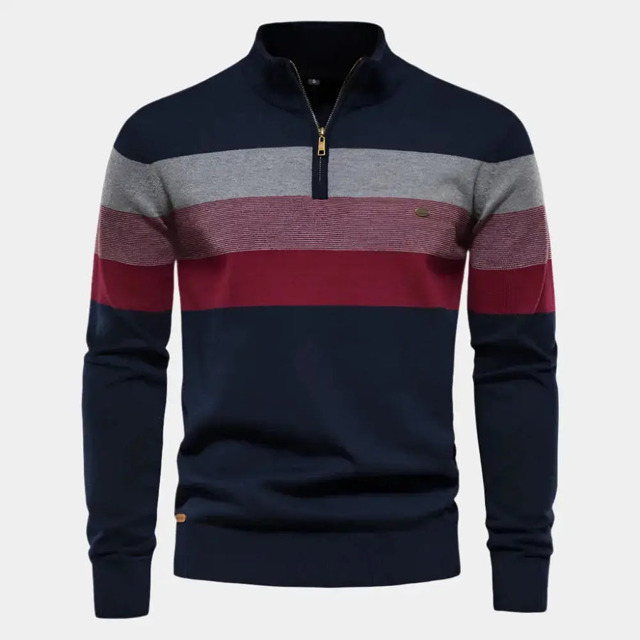 Exquisiter Pullover mit hohem Kragen