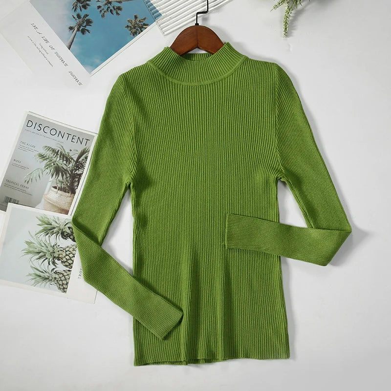 Damen Rollkragenpullover aus weichem Strick