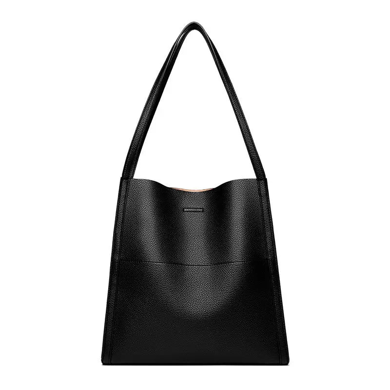 Jolie | Trendige koreanische weiche Leder-Damen-Einzel-Schulter-Bucket-Tasche