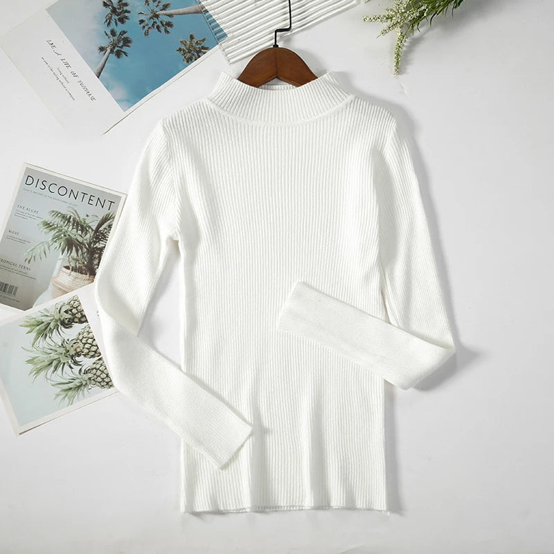 Damen Rollkragenpullover aus weichem Strick