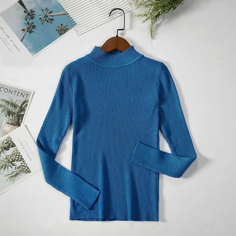 Damen Rollkragenpullover aus weichem Strick