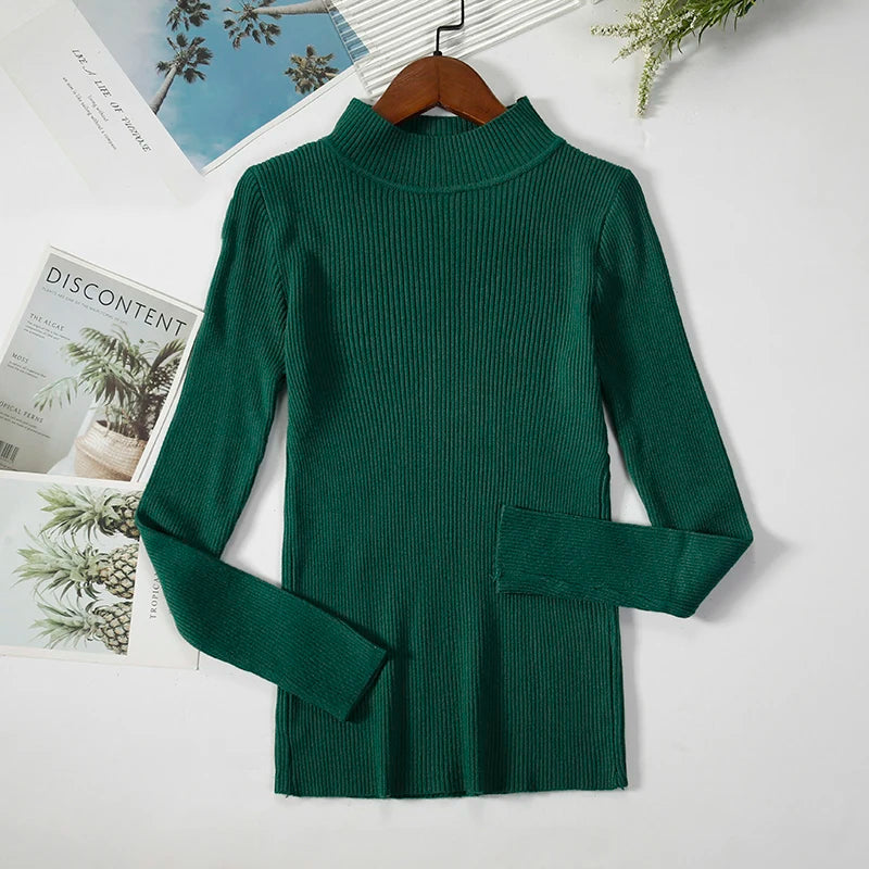 Damen Rollkragenpullover aus weichem Strick