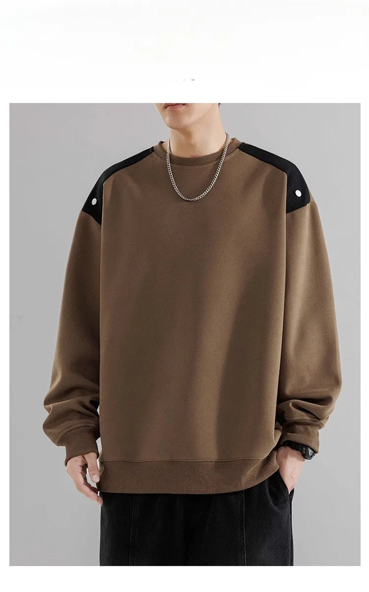 Renzo | Sweatshirt mit Schulterdetails und lockerem Schnitt
