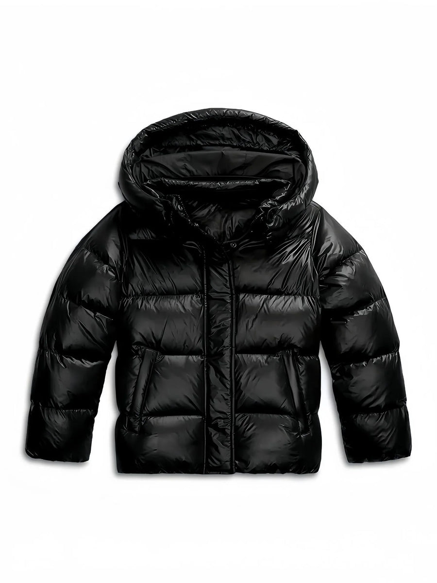 Maelis | Parka mit Kapuze Wintermantel Langarm