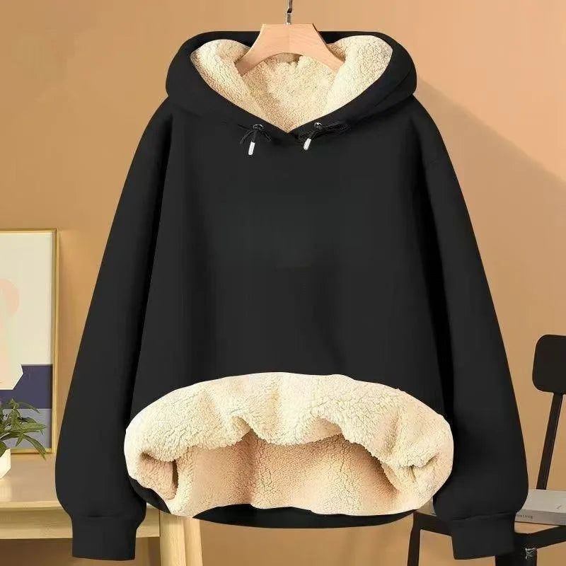 Maelle | Locker sitzender Hoodie aus dickem Fleece Warm