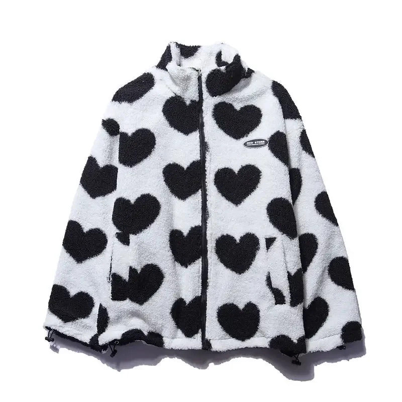 Daria Wendbare Jacke mit Herzchen