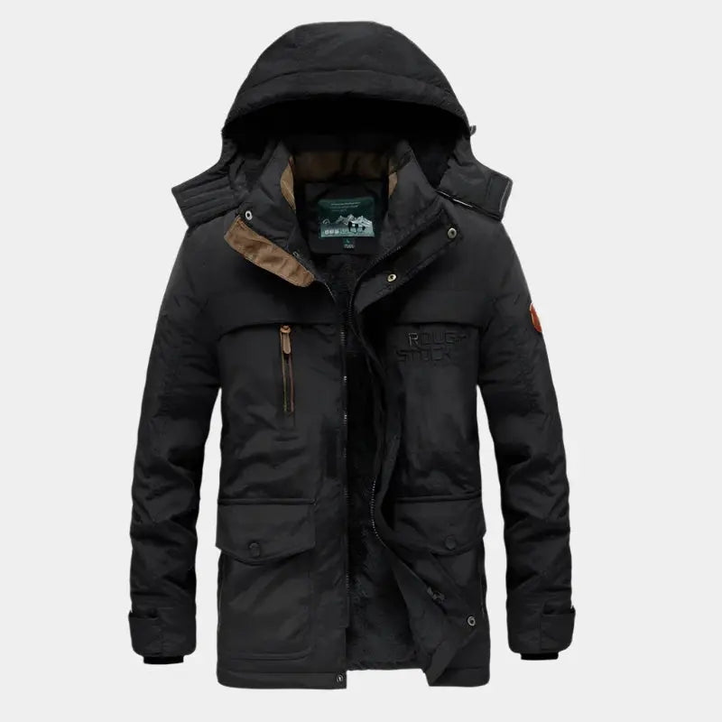 Warme Kapuzenjacke