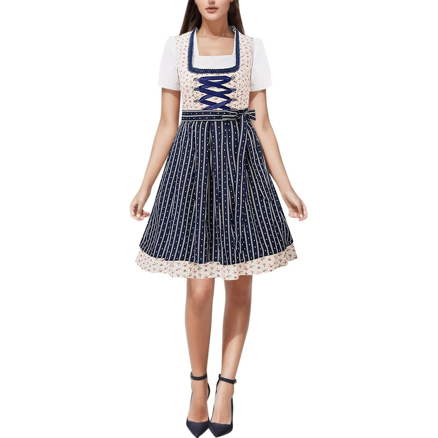 Aliana | Deutschland Dirndl Kleid Oktoberfest Biermädchen Kleid