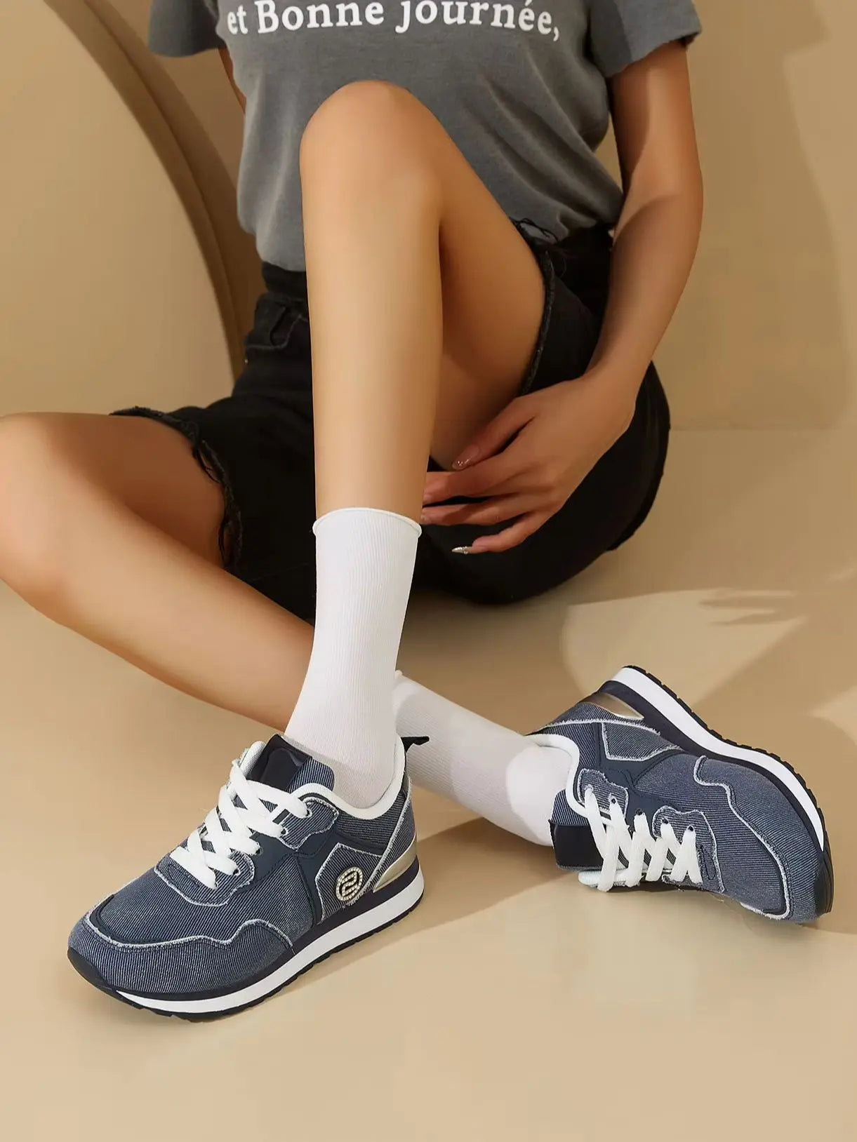 AROSA | Denim Freizeit Sneaker