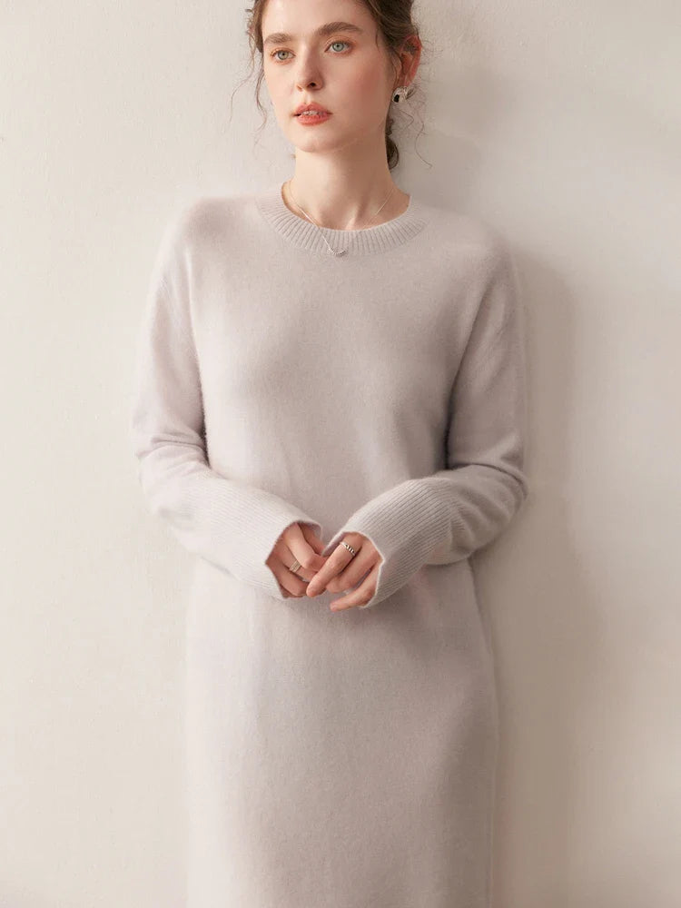 Elegantes Midikleid – zeitlos schlicht & edel für Herbst und Winter