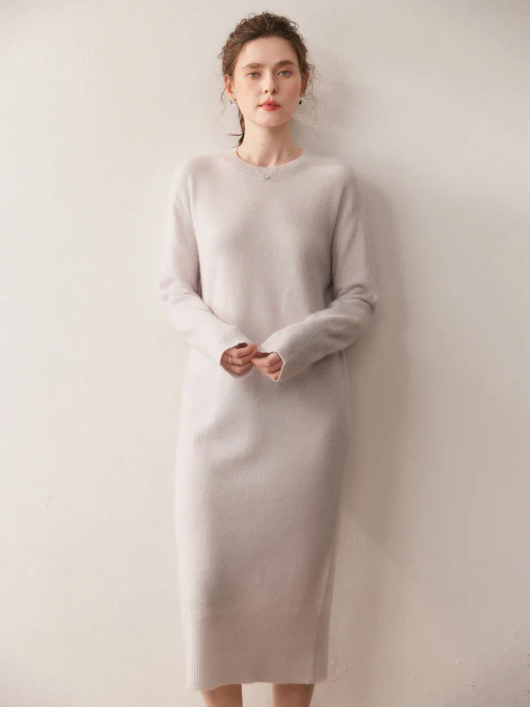Elegantes Midikleid – zeitlos schlicht & edel für Herbst und Winter