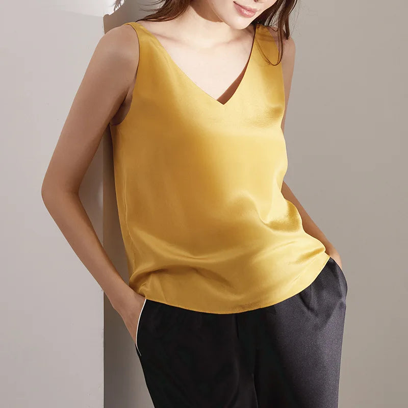 AROSA | 19MM Maulbeerseide Camisole – Damen Seiden Tanktop