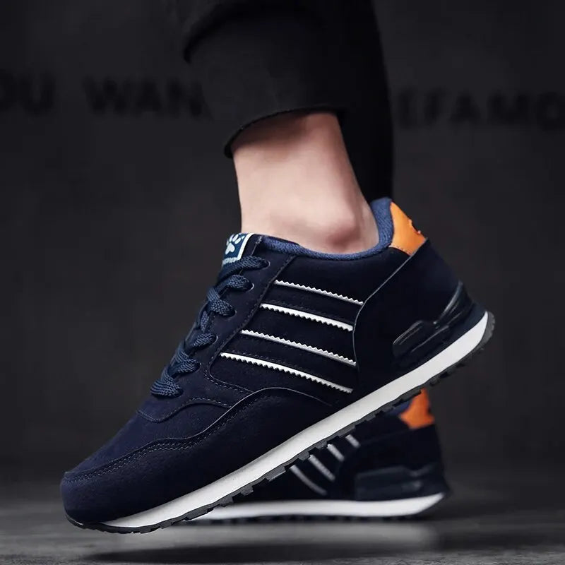 TIMO - Leder Herren Freizeitschuhe Casual, Atmungsaktiv
