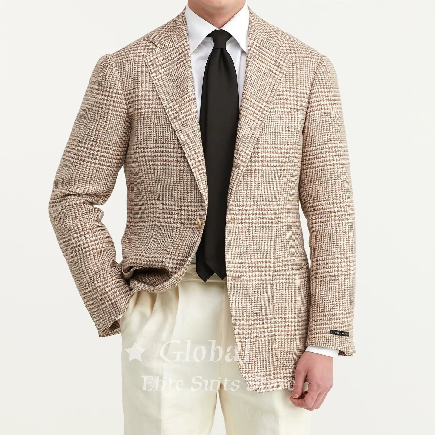 Victor | Blazer mit Karomuster und klassischem Schnitt