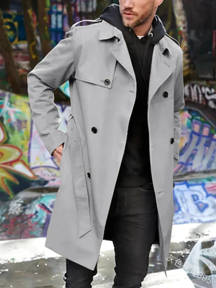 Julian | Trenchcoat mit Doppelreihe und Gürtel