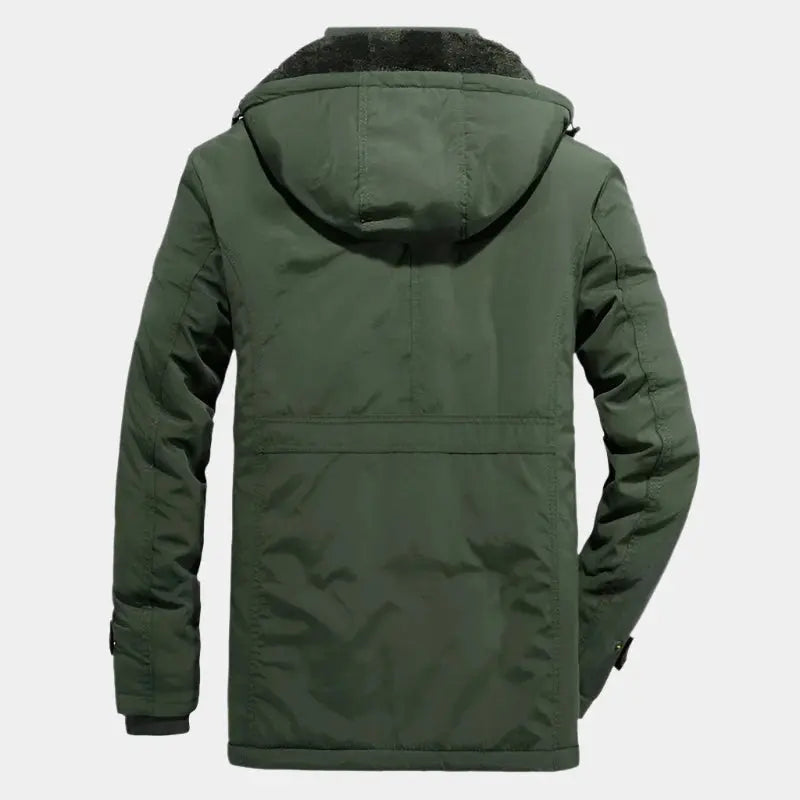 Warme Kapuzenjacke