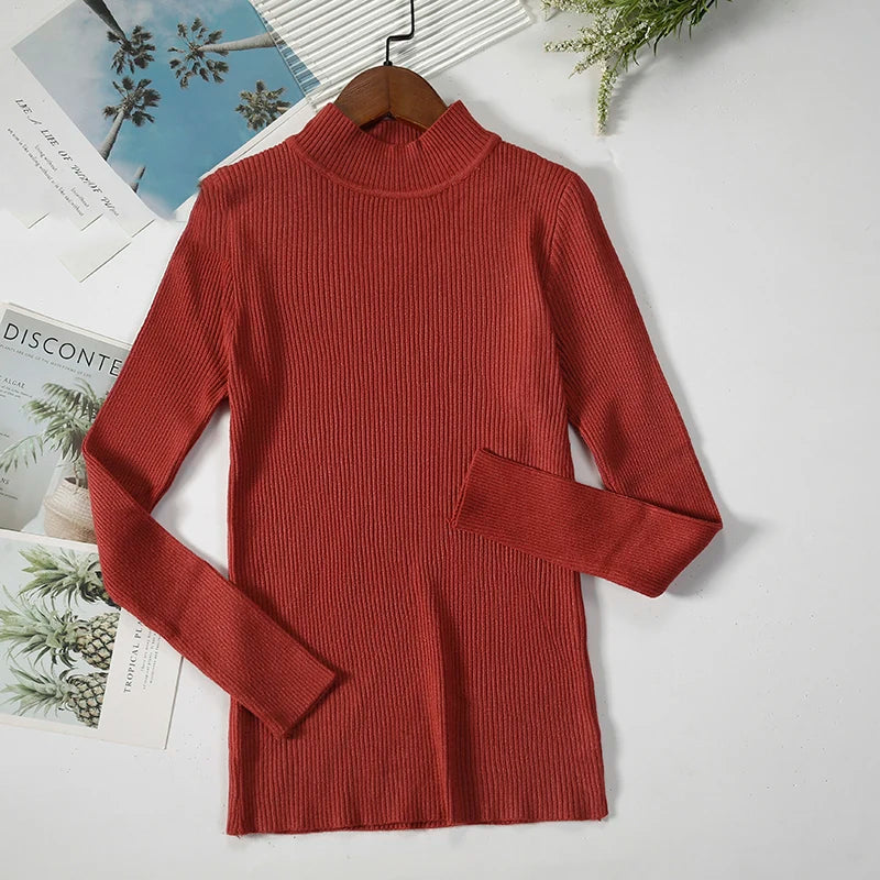 Damen Rollkragenpullover aus weichem Strick