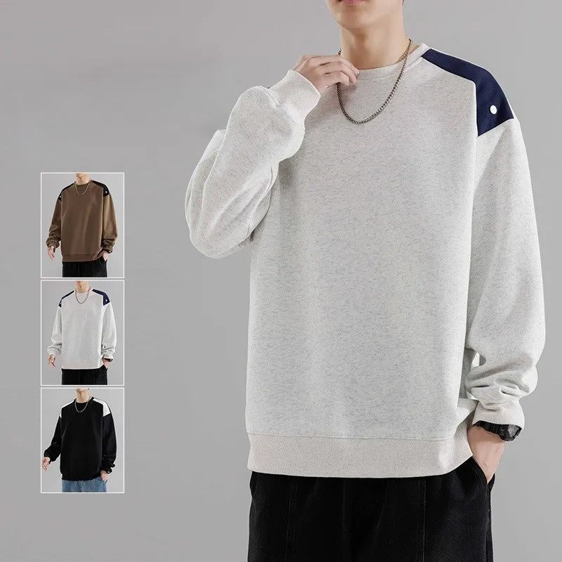 Renzo | Sweatshirt mit Schulterdetails und lockerem Schnitt