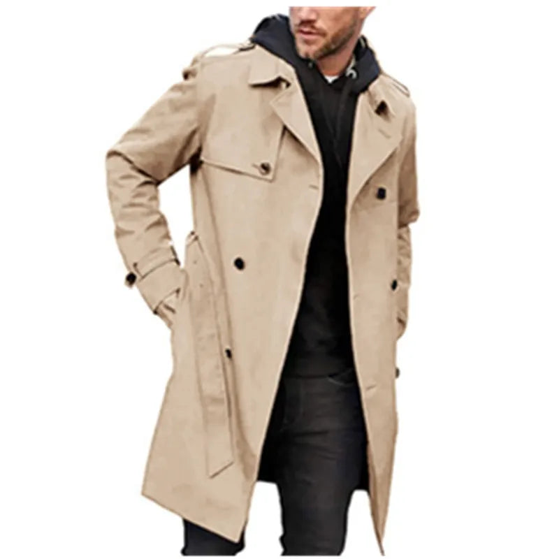 Julian | Trenchcoat mit Doppelreihe und Gürtel