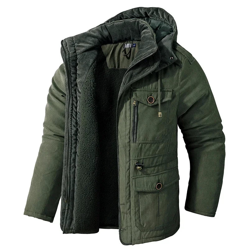 Marcus | Herren Dicke Parkas Warme Jacke Kaschmir