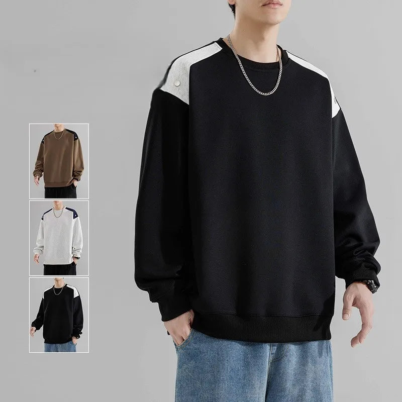 Renzo | Sweatshirt mit Schulterdetails und lockerem Schnitt