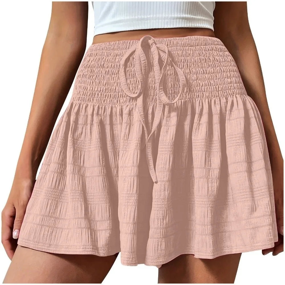 AROSA | Lockere Shorts mit Kordelzug und hoher Taille