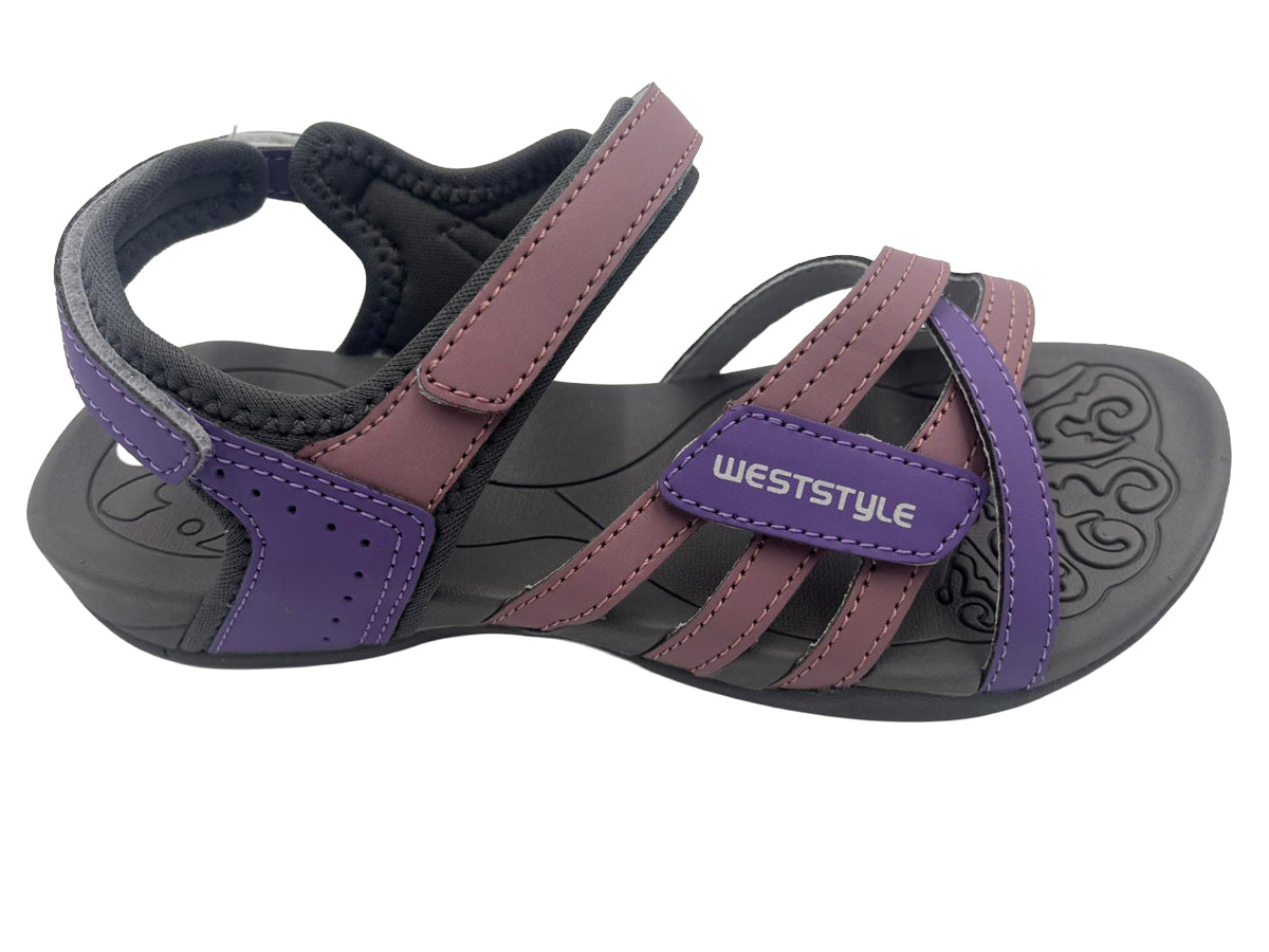 AROSA | Damen Trekking Sandalen mit Klettverschluss