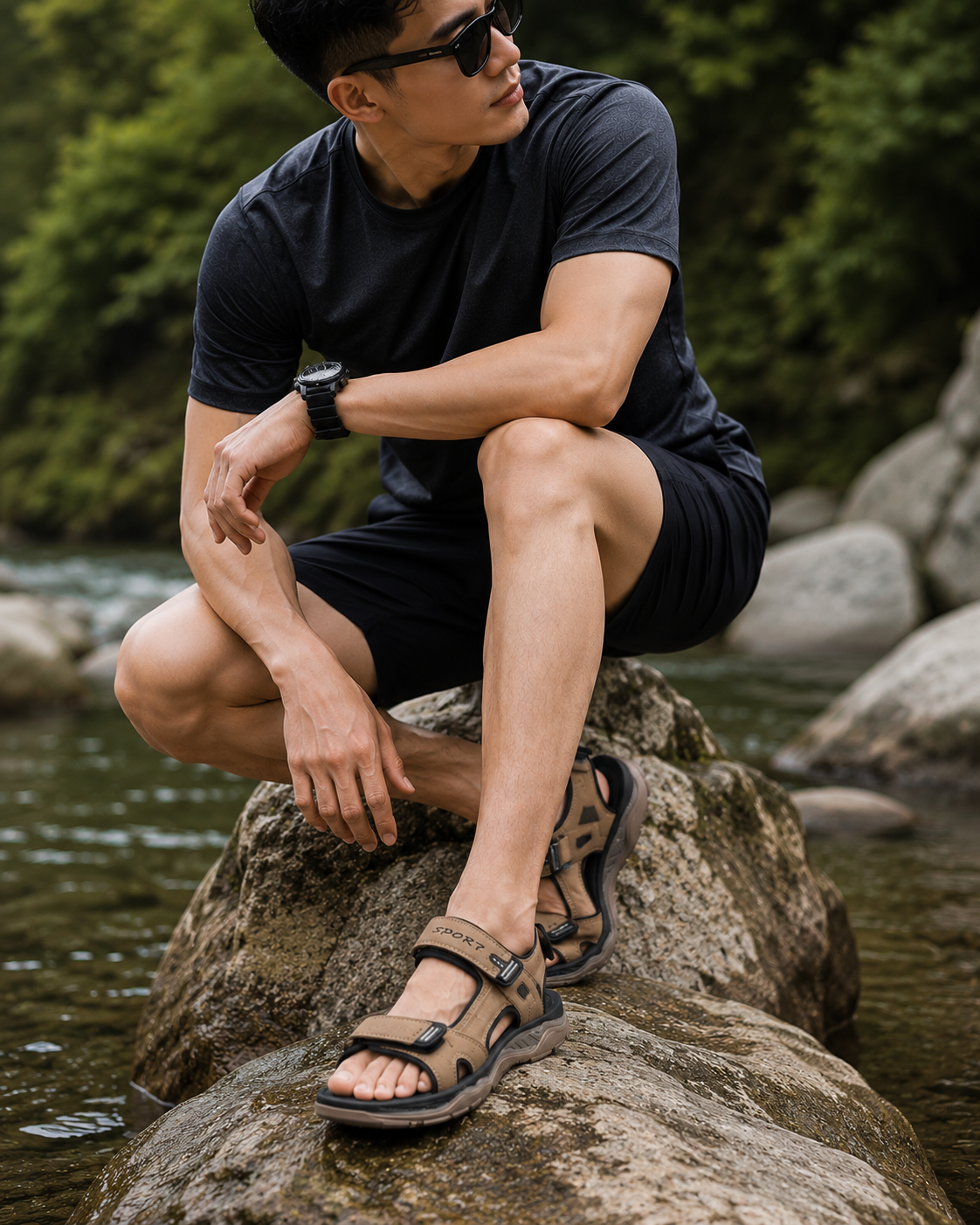 AROSA | Atmungsaktive Rutschfeste Outdoor-Sandalen