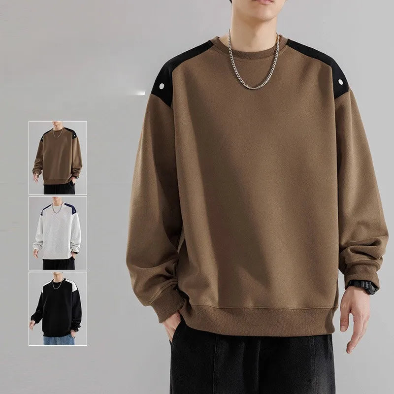 Renzo | Sweatshirt mit Schulterdetails und lockerem Schnitt