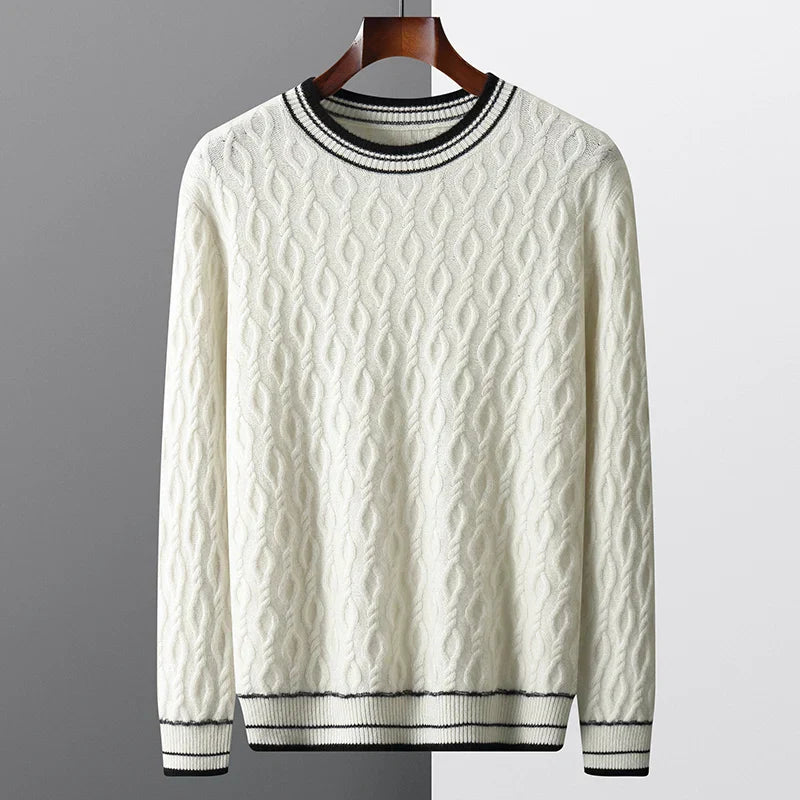 Herren Pullover aus reiner Wolle