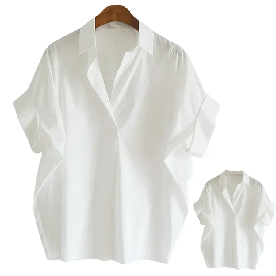 Carina | Atmungsaktive Bluse mit Fledermausärmeln