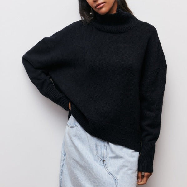 Avery - Pullover mit Stehkragen